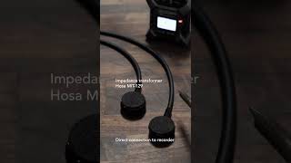 Contact mic comparison  Impedance test  Hosa MIT129 [upl. by Nnylrac]