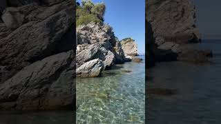 a quiet day on Spilia Beach Skopelos Greece [upl. by Ravaj]