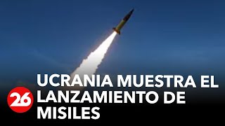 GUERRA RUSIAUCRANIA  Ucrania muestra el lanzamiento de misiles de largo alcance estadounidenses [upl. by Cud596]