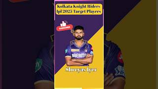 Kolkata Knight Riders IPL 2025 Target Players ipl cricket kkr [upl. by Telrahc255]