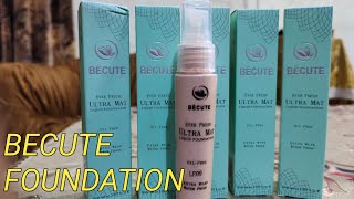 Becute Foundation 5 Shades for Review and Swatch  Review for Most Request [upl. by Dietrich]