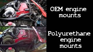 OEM vs Polyurethane engine mounts [upl. by Marola]