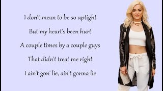 Bebe Rexha  MEANT TO BE Lyrics feat Florida Georgia Line [upl. by Obmar542]