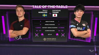 FULL MATCH  Truls MOREGARD vs Shunsuke TOGAMI  MS R32  WTT Champions Macao 2024 [upl. by Eigla]