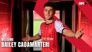 Bailey Cadamarteri signs for the Imps [upl. by Verney]