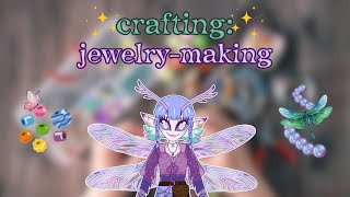 ✧ working on a jewelry comm ✧  crafting jewelrymaking [upl. by Petua]