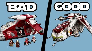 Ranking Every LEGO Star Wars Republic Gunship Worst To First [upl. by Nnahgaem780]