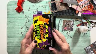 Halloween Candy Box Journal Part 3 and Flip Through SOLD [upl. by Htrowslle203]