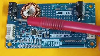 How to Setting Backlight Driver Board Gold 16E Voltage Ampere Setting Details [upl. by Yrovi]