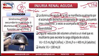 Qx nefrologia  INJURIA RENAL AGUDA 1 [upl. by Anirat312]