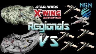 Star Wars XWing Regionals  Game 3 Chewieebo vs XWingZ95 x5 [upl. by Orihakat166]