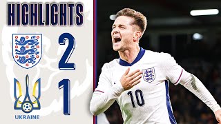 England U21 21 Ukraine U21  McAtee Late Brace Completes Young Lions Comeback  Highlights [upl. by Trahurn342]