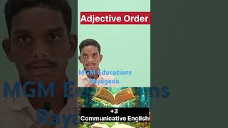 Top QuestionsCommunicative EnglishAdjective Order3 English [upl. by Nadbus]