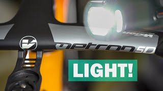 Adding a light to Vision Metron 5D ACR handlebar Garmin Varia UT800 [upl. by Wadleigh]