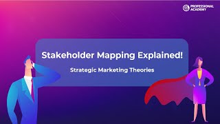 Stakeholder Mapping explained  Strategic Marketing Theories [upl. by Laurita]