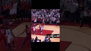 The Toronto Raptors scoring a deciding last minute buzzer beater song HeartBeats  quotchampionshipquot [upl. by Schonfeld]