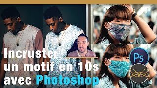 Tuto  Incruster un motif sur du tissu avec Photoshop [upl. by Yehudit]