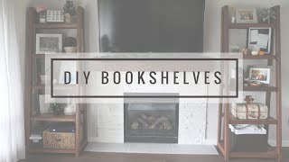 DIY Leaning Bookshelf [upl. by Yleak]