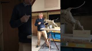 Hamish Mackie back in the Studio January 2020 Making new sculptures for next exhibition in October [upl. by Bucella]