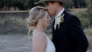 Central Coast California Wedding  Paso Robles Creston Parkfield CA  Country Wedding Video [upl. by Kcod]