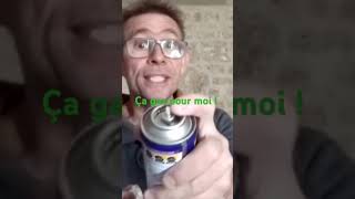 Astuce pour recharger un aérosol sans gaz bricoleur renovation diy travauxrénovation [upl. by Adonis623]