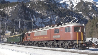 Locomotive Ae 68 Reine du Lötschberg  Trains Suisses [upl. by Akiv387]