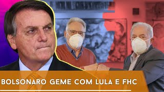 BOLSONARO CHILICA COM LULA E FHC quotJuntos contra Bolsonaroquot [upl. by Nwahsar366]