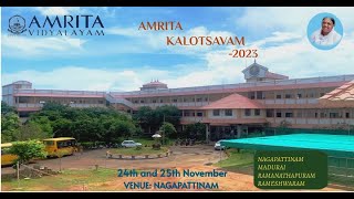 Amrita Vidyalayam Nagapattinam  Kalotsavam 2023 Bhajan hall events classical dance [upl. by Kiki497]