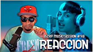 TIAGO PZK  BZRP Music Sessions 48  REACCION EN DIRECTO [upl. by Icart]