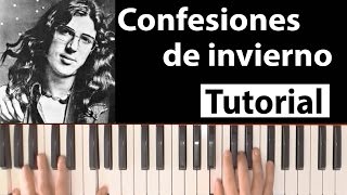 Como tocar quotConfesiones de inviernoquot Sui Generis  Tutorial y partitura [upl. by Steinway]