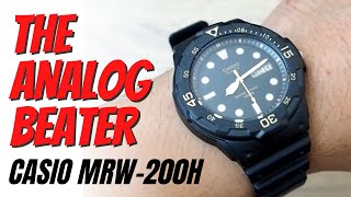 CASIO MRW200H Review  The Analog Beater MRW 200H  MRW200  MRW200H1EVDF [upl. by Walther]