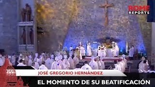 Momento exacto de la beatificación de José Gregorio Hernández [upl. by Budworth]