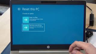 HP Recovery  How to reset HP Probook Notebook  Laptop to factory default Windows 10 [upl. by Auqenaj]