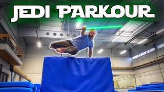 JEDI Lightsaber Training in Real Life  Star Wars PARKOUR [upl. by Annia178]