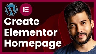 How To Create Homepage In WordPress With Elementor easy tutorial [upl. by Chadabe]