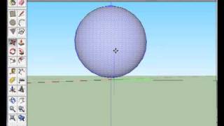 Create a ballsphere shape in sketchup [upl. by Stover]