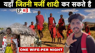 INDIAN VISITING AFRICAN MASAI TRIBE Africa’s SCARIEST Breakfast  Tribal Food With the Masai 🇹🇿 [upl. by Dagley]