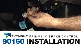 Installing The Tekonsha Primus IQ Brake Control 90160 [upl. by Nanete]