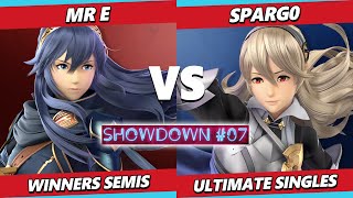 PSKSHOWDOWN 7 TOP 8  Mr E Lucina Vs Spargo Corrin Cloud Smash Ultimate  SSBU [upl. by Setarcos41]