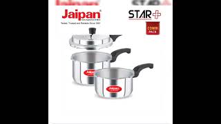 Pressure cooker sets in Dmart Surya 23L Jaipan 23L Jaipan 5535L pressurecooker cooker [upl. by Noside]