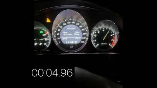 Mercedes W204 C250 CGI M271860 with 5Gtronic transmission 0100 kph acceleration [upl. by Savage549]