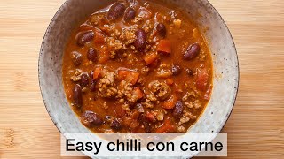 Easy chilli con carne quick how to [upl. by Arek]