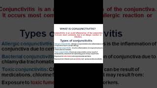 What is conjunctivitis [upl. by Ferrigno]