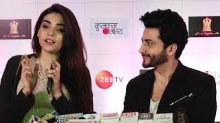 Kundali Bhagya stars Dheeraj amp Anjum  Kumkum Bhagya 1000 episodes celebration [upl. by Yelkrab533]