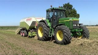 7810  Quadrant 2200  BALING Alfalfa 2013 [upl. by Kisor228]