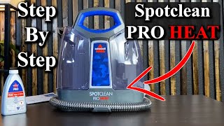 How to Use the Bissell SpotClean ProHeat Portable Carpet Cleaner [upl. by Doone]