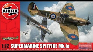 Airfix 172 scale Spitfire mk1  Full Reveiw [upl. by Sherurd909]