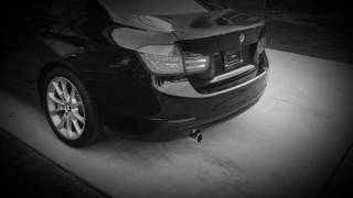 Muffler and Resonator Delete on 2014 BMW 320i [upl. by Oikim]