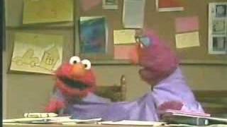 Sesame Street Telly and Elmo at the 2Headed Monster School [upl. by Ativahs]