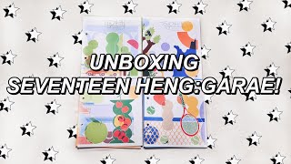 unboxing seventeen henggarae hana dul set net versions [upl. by Amandie]